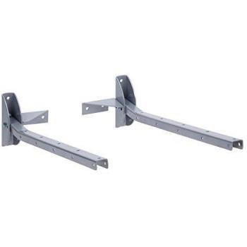 Sauvic Gris TENDEDERO DE Pared ABATIBLE, Hierro galvanizado con Pintura cerámica, 54x14.5x14 cm