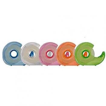 Q-Connect - Miniportarrollo Para Cinta De 33 Mt X 19 Mm