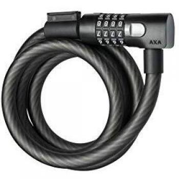 AXA Resolute C15 Combination Cable Lock 180 cm x 15 mm Black