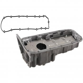 Cárter de Aceite FEBI BILSTEIN 29470 para Opel Astra, Combo, Corsa, Vectra y Zafira con Junta y Tornillo de Drenaje
