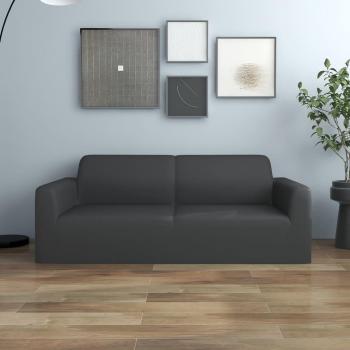 Funda Elástica de Sillón de 2 Plazas Poliéster Jersey Color Antracita, Blanco, Crema y más