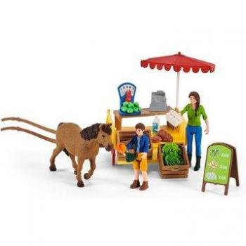 Schleich 42528 Caballo de Plástico con Accesorios y Figura Articulada