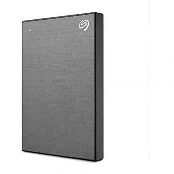 Seagate One Touch, 2 TB, Unidad Disco Duro Externa, Gris Espacial, USB 3.0, PC, Mac, 1 año Mylio Create, 4 meses Adobe Creative Cloud, 2 años servicios Rescue, Amazon Special Edition