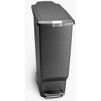 simplehuman CUBO ESTRECHO 40 L GRIS, 40 litros