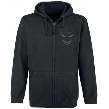 Disturbed Darkness Sudadera capucha con cremallera Negro S