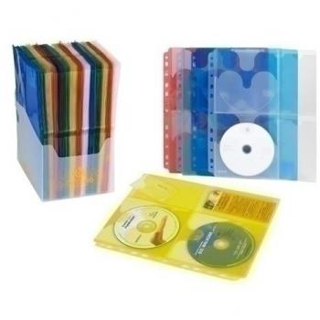 Funda CD/DVD Carchivo A4 11 TL.Colores - Pack de 10 unidades