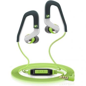 Auriculares Deportivos Sennheiser OCX 686G Verde, tipo in-ear, con micrófono, control de volumen, conexión jack de 3.5mm