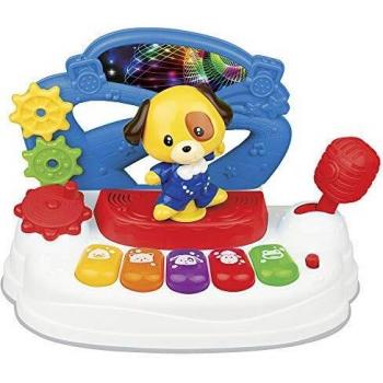 winfun - Piano interactivo luz y sonidos perrito bailarín winfun