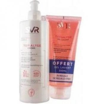 SVR Topialyse Crema Emoliente 400ml + Gel Lavante 200ml Pack Duplo Piel Sensible
