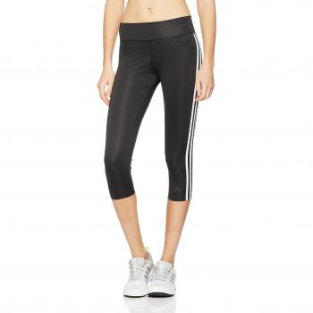 adidas D2M 3S3/4 Mallas, Mujer, Negro / Blanco, XL