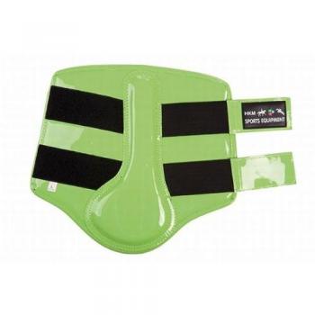 HKM 543640 Polainas – Barniz Piel sintética – Talla S, Neon Verde