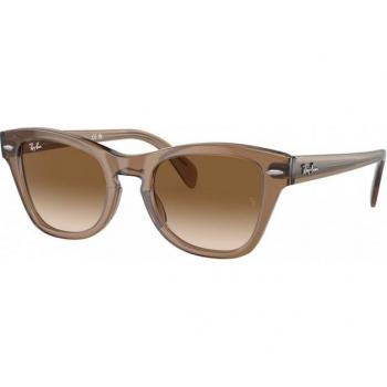 Ray-Ban RB0707S 664051 Unisex Square Brown Sunglasses