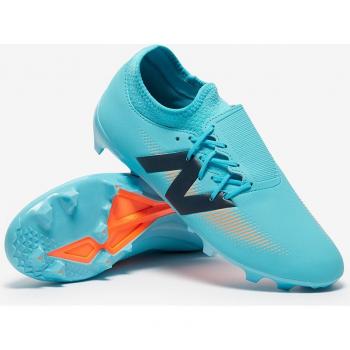 Botas de Fútbol New Balance Furon V7+ Dispatch FG para Hombre y Mujer, Sintéticas, Color Azul/Naranja, Talla 45.5