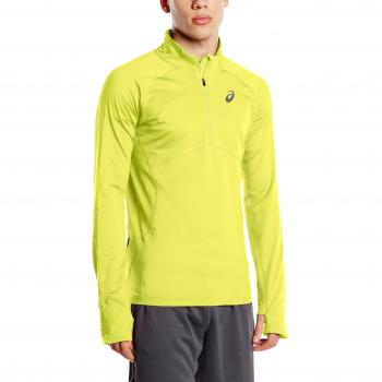 ASICS Winter 1 del FC Bayern de Múnich/2 Camiseta de Manga Larga con Cremallera, Hombre, Color Amarillo - amarilllo, tamaño XL