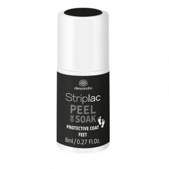 Alessandro Striplac Peel Or Soak Prime Coat Feet Base Coat 8 ml y Protective Coat Feet - Vegan