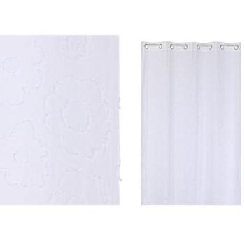 Cortina Bordada Home ESPRIT Blanca 140 x 260 cm