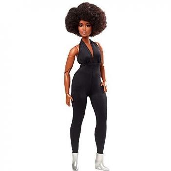 Barbie Movimiento sin límites Muñeca curvy pelo moreno con accesorios de moda de juguete