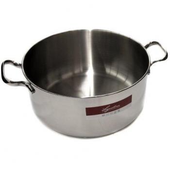 Casseruola Fonda Lagostina Sfiziosa 18 cm, Acero Inoxidable, 2 Manijas, Compatible con Inducción y Gas