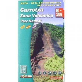 Mapa Garrotxa - zona volcánica 1:25000