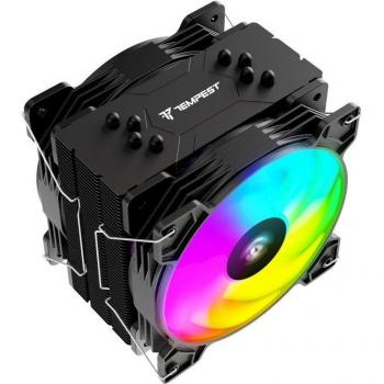 Ventilador de CPU Tempest Cooler 4Pipes 2x120mm RGB Negro