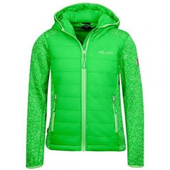 Trollkids Chaqueta para Niños Skabu Hybrid Polar, Color Verde Claro Talla 4 años