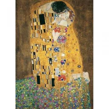 Puzzle Ravensburger Klimt: El Beso 1000 Piezas, Puzzle para Adultos, Rompecabezas de Arte, Incluye Pegamento para Enmarcar