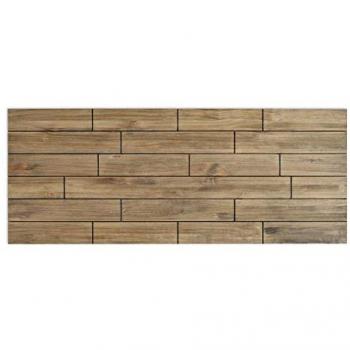 Cabecero 150x60cm de Madera Maciza de Pino con Acabado Vintage Estilo Industrial