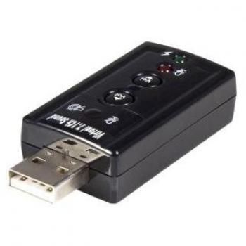 StarTech.com Virtual 7.1 USB Stereo Audio Adapter External Sound CardSTARTECH.COM Mini 4 Port USB 2.0 Hub