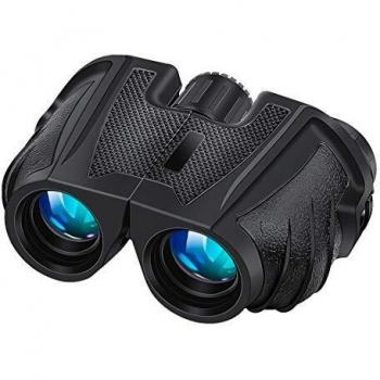 Prismáticos,12 x 25 Binoculares, Prismáticos para adultos, Prismáticos para observación de aves, Binoculares compactos, para observación de aves, Senderismo, Viajes, Caza y Deportes