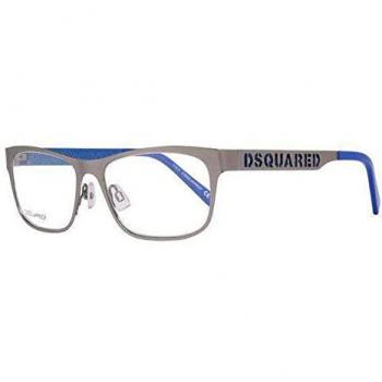Montura de Gafas Dsquared2 DQ5097 015 54, Plateado, Hombre, Ø 54 mm