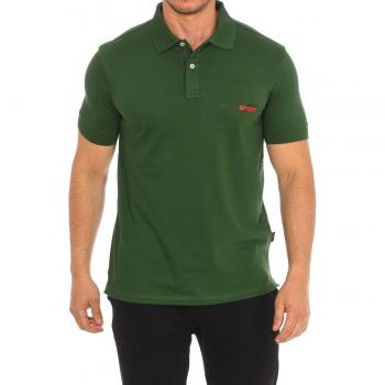 Plein Sport Pips511 Men's Short-Sleeved Polo Shirt - Green - Size Small