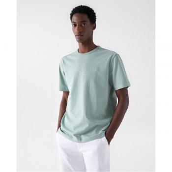 Camiseta de hombre lisa con manga corta Salsa Jeans con detalle de branding bordado