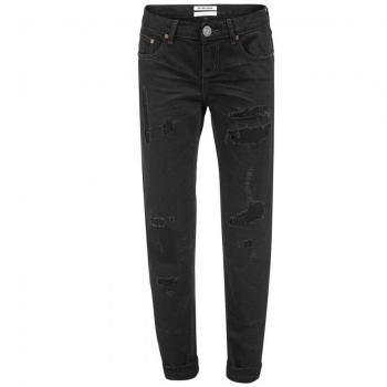 One Teaspoon Chic Black Distressed Patched Jeans - W25