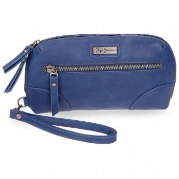 Pepe Jeans Croc Bolso Bandolera, 20 cm, 0.88 Litros, Azul