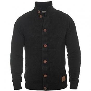 SOLID Trey - Cárdigans para Hombre, tamaño:S;color:Black