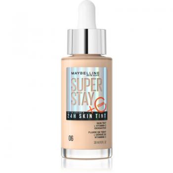 Maybelline Super Stay 24HR Skin Tint Foundation with Vitamin C, Long-Lasting up to 24H, Vegan Formula, Shade 06, 30 ml