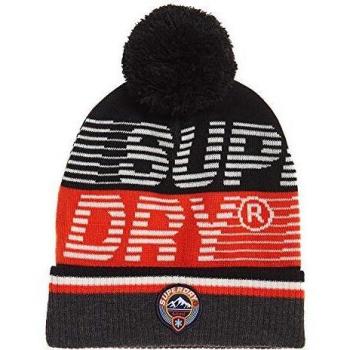 Superdry Hombre Gorro Downhill Negro 1SIZE