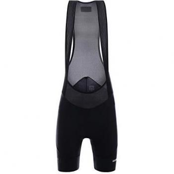 Santini CAS3471M UCI Rainbow Design Areo Mallas Cortas con Tirantes, Mujer, Negro, Medium