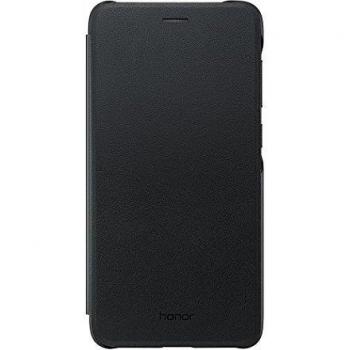 Funda Flip Negra Ultra Fina Original para Honor 6C Pro