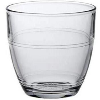 Duralex Juego de 4 Vasos Transparentes, Cristal, 7 cm