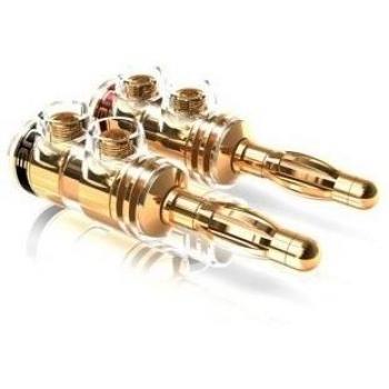 4Piece Viablue TS BANANA PLUGS LAMELLA