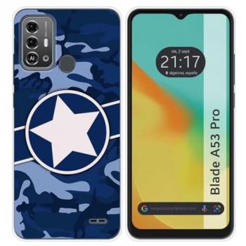 Funda de Silicona Camuflaje 03 para Zte Blade A53 Pro con Diseño Gráfico