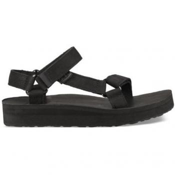 Teva Women's Midform Universal Leather Black Sandals