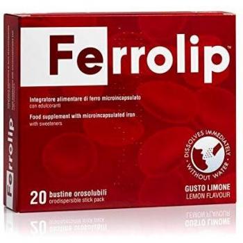 Suplemento de Hierro Uga Nutraceuticals Ferrolip 20 Sobres