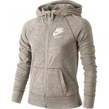 Nike G NSW Vntg FZ Sudadera, Niñas, Beige