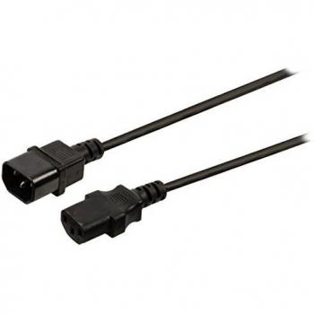 Cable de Extensión de Alimentación IEC 320-C13 a C14 - 2m Negro