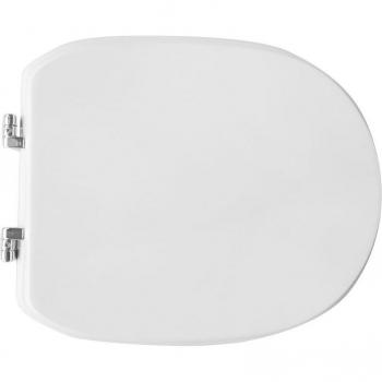 Asiento de WC redondo blanco para inodoro Faleri Duetto forma 6
