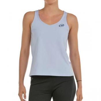 Camiseta Sin Mangas de Padel para Mujer Bullpadel Oroso Gris