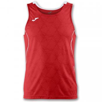 Joma Camiseta Olimpia Rojo-Blanco S/M - Camiseta técnica sin Manga, Unisex, Rojo -