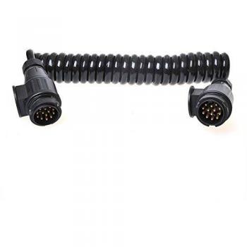 ProPlus Cable de extensión en Espiral Trailer Cable 3.5 M 13 – Pin/8 – Pin